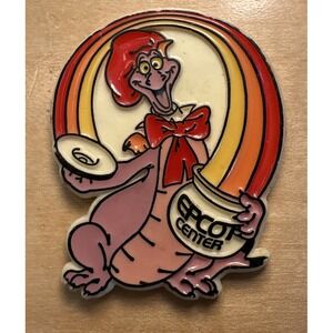 Vintage 1982 Disney Epcot Center Figment‎ Magnet RARE Made In St. Lucia Disney